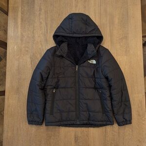 North Face Black Jacket Boy Large